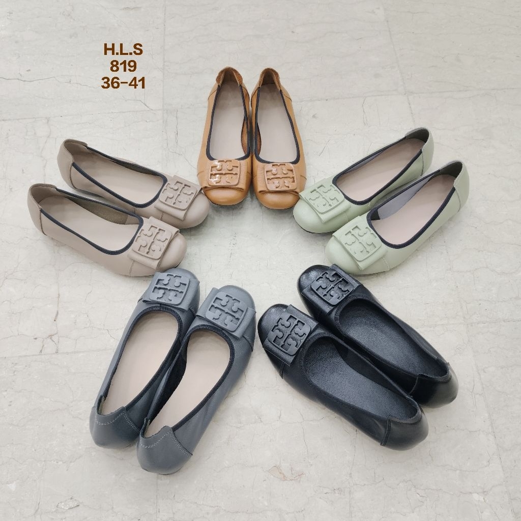 GRADE A / 819 / SEPATU WANITA / FLATSHOES / KULIT SAPI / IMPORT