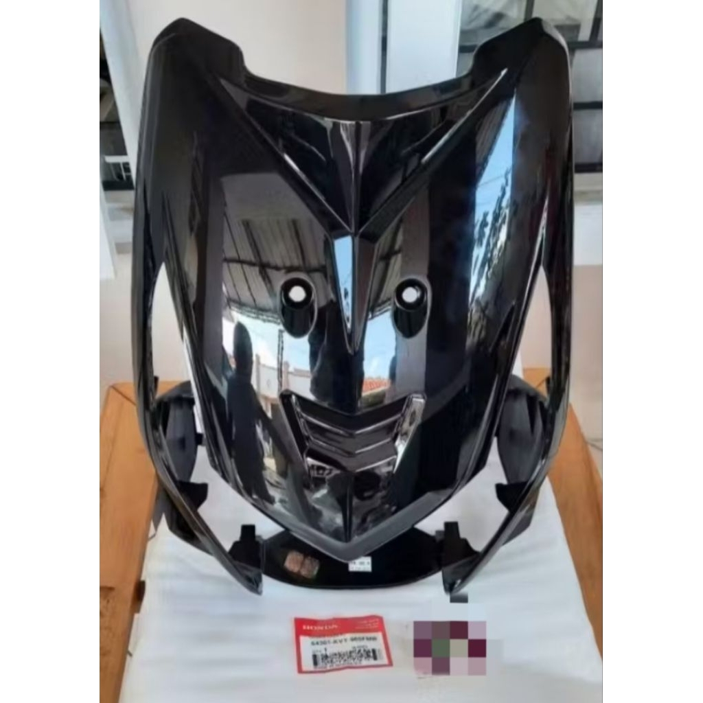 cover tameng lampu  Honda beat karbu karburator original AHM 64301 kVY 960 FMB warna hitam