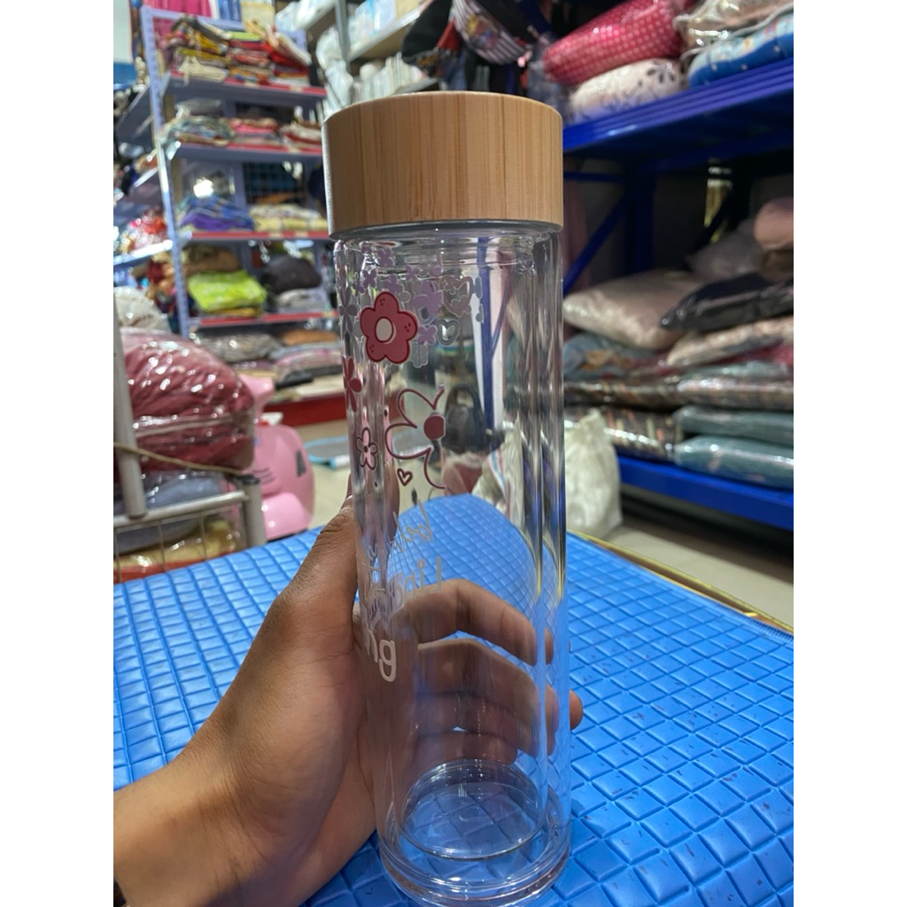 PL tempat minum botol kaca 800ml