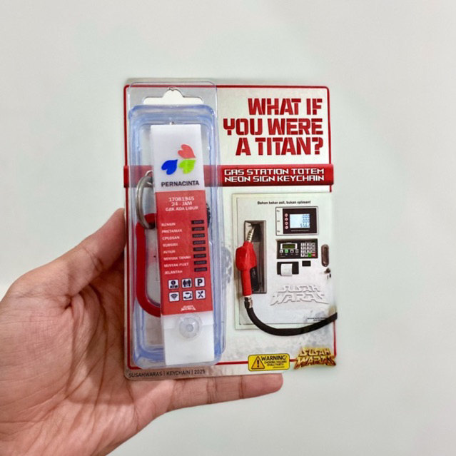 SUSAHWARAS KEYCHAIN TOTEM SPBU PERNACINTA by SUSAHWARCRAFT