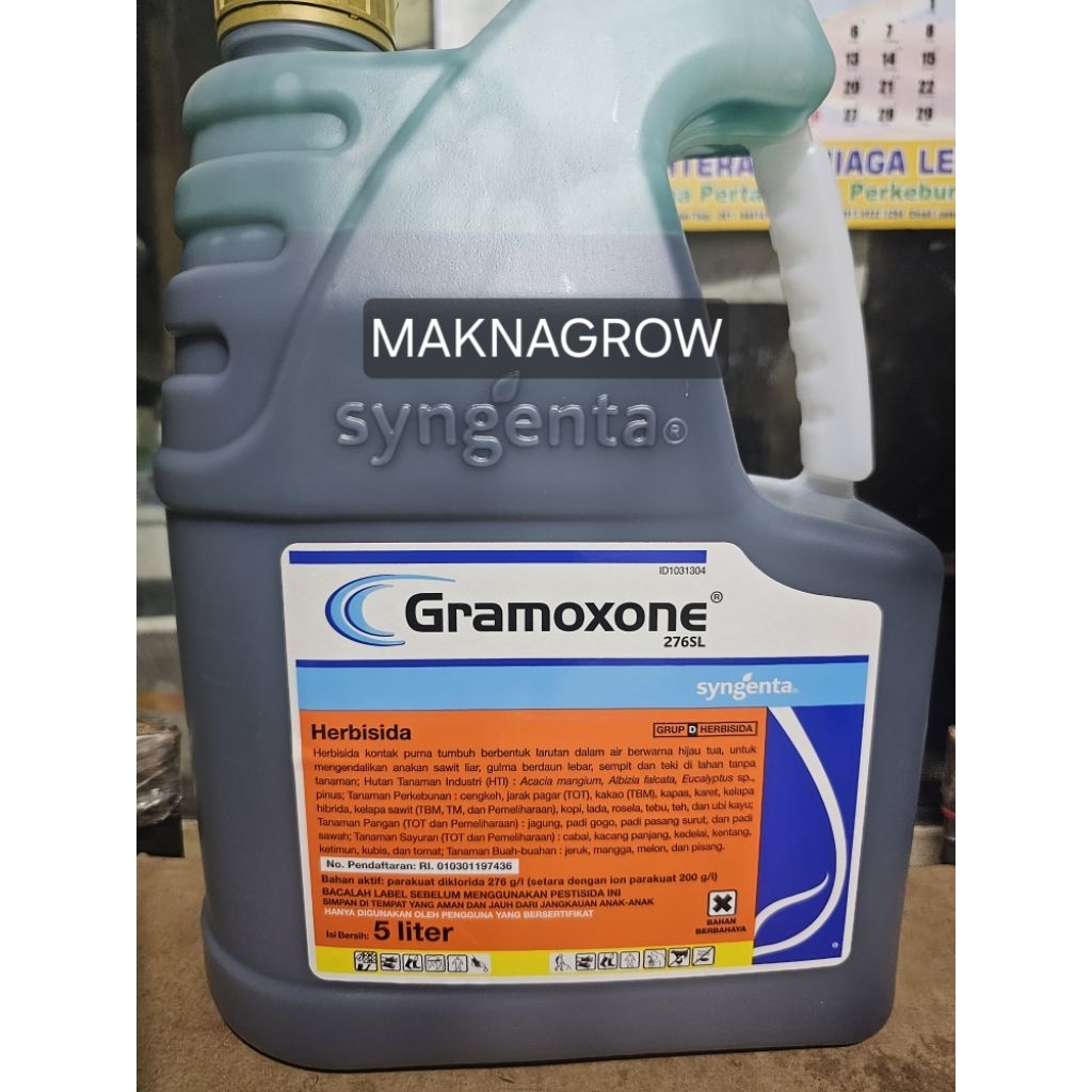 Racun rumput HERBISIDA GRAMOXONE 276SL 5 liter