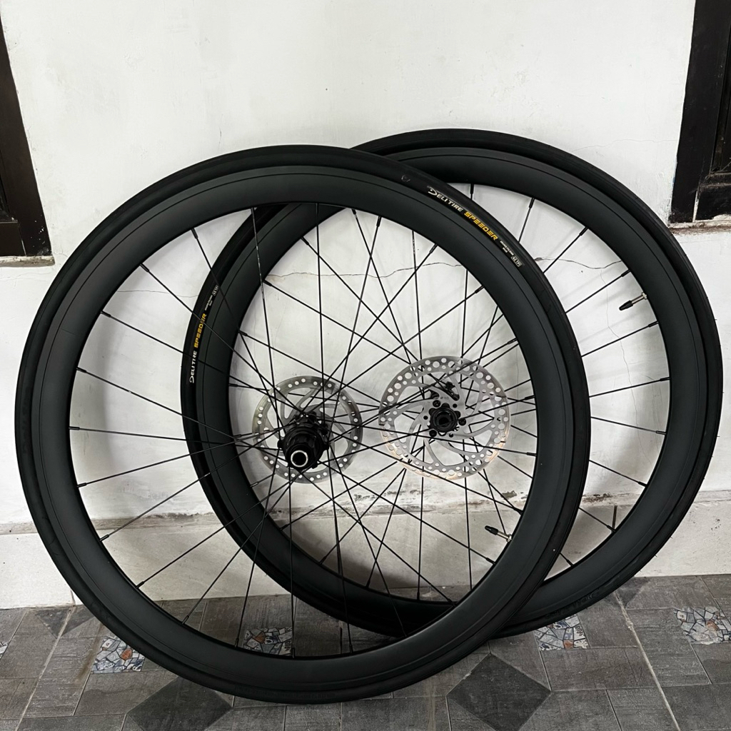 Wheelset Syte Chronos Alloy 40mm Disc 700c Bekas