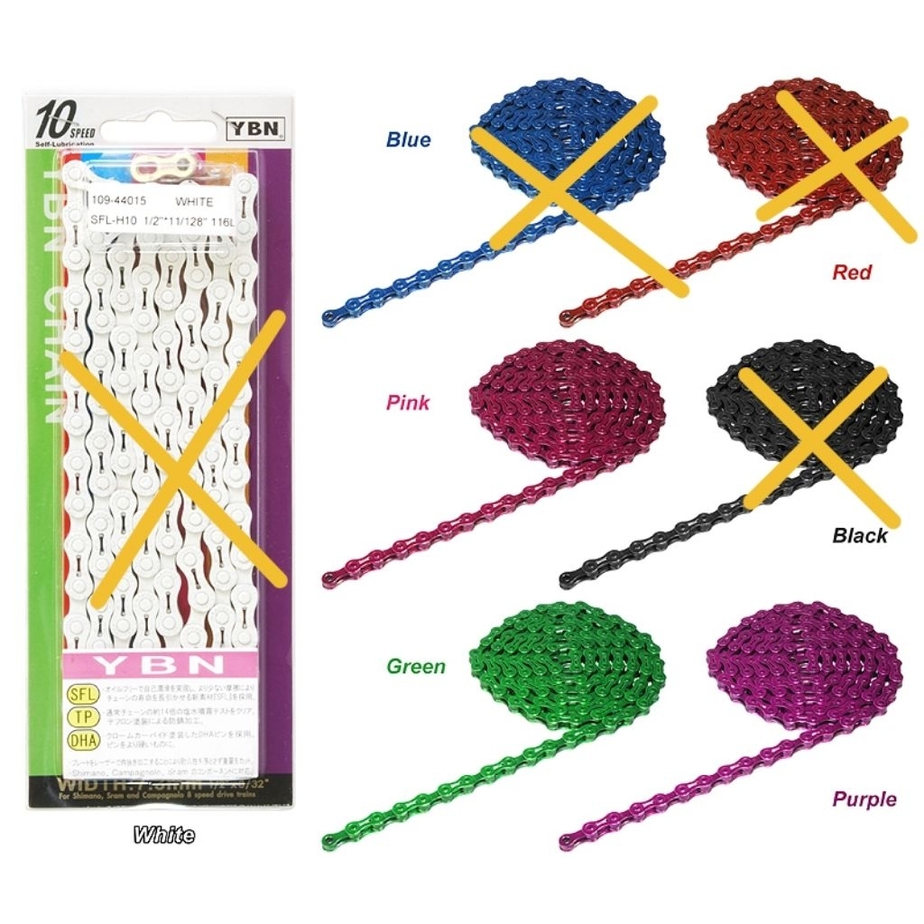 Chain 10Speed Chain YBN SFL 101 10Speed Magic Colour Rantai Sepeda 10Speed