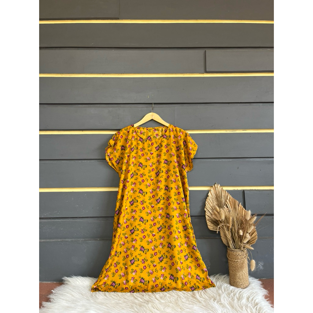 Daster Long selutut Grosir Murah Konveksi Tasikmalaya Daster 30 ribu Selutut Non Busui dress wanita