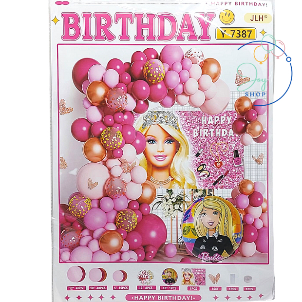 DEKORASI SET PESTA ULANG TAHUN ANAK CEWEK Barbie