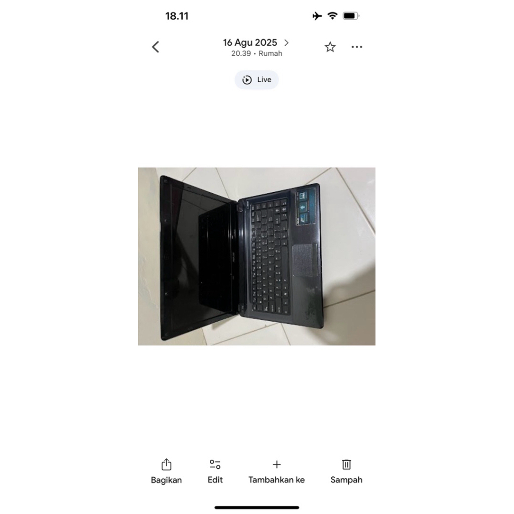 laptop asus mati