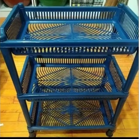 RAK BUMBU JUMBO PLASTIK 3 SUSUN / RAK DAPUR SERBAGUNA TEBAL KUAT SUPER KOKOH