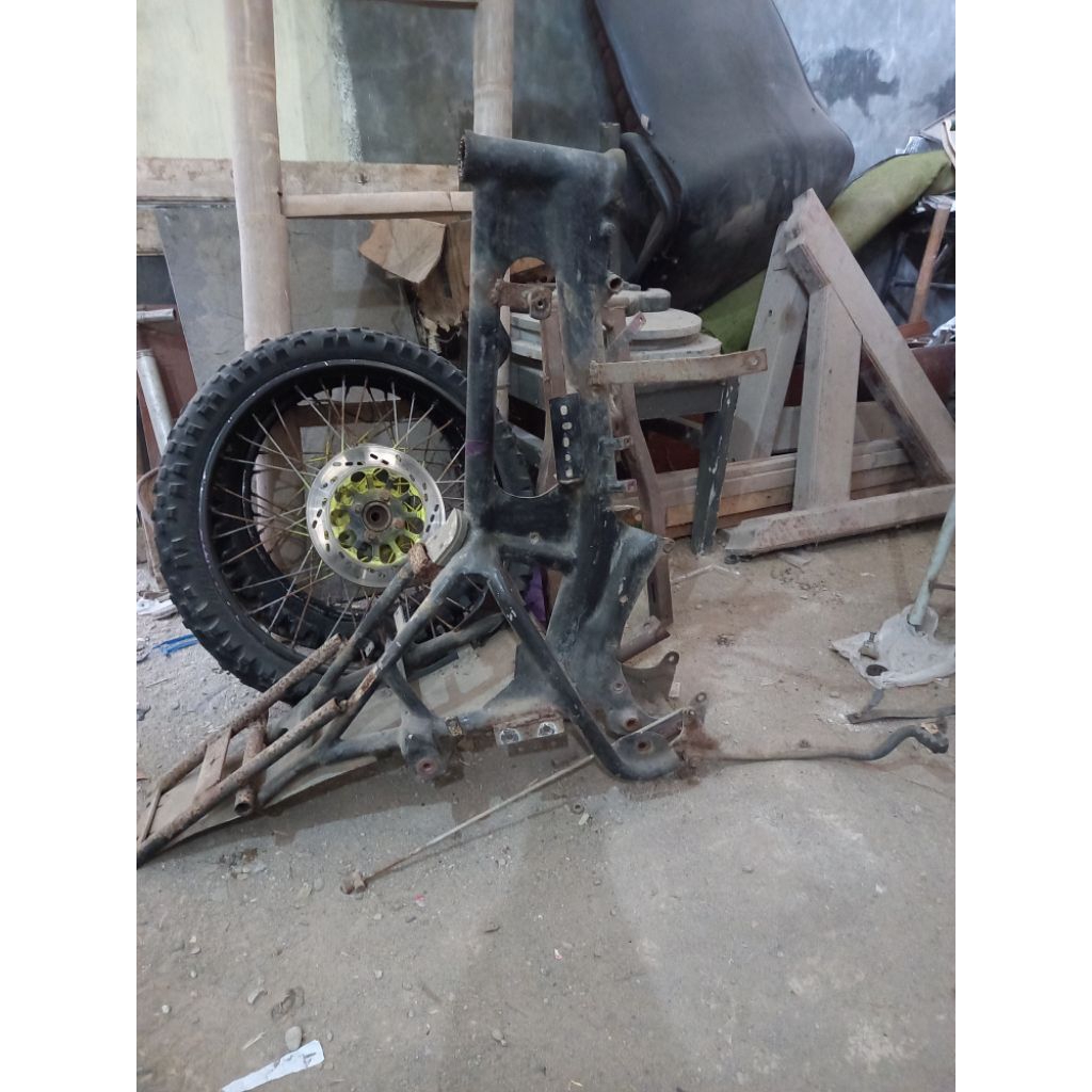 Frame GTX Speck Bebek modif,Rangka grasstrack,pnp untuk mesin bebek Yamaha 4Tak & 2tak