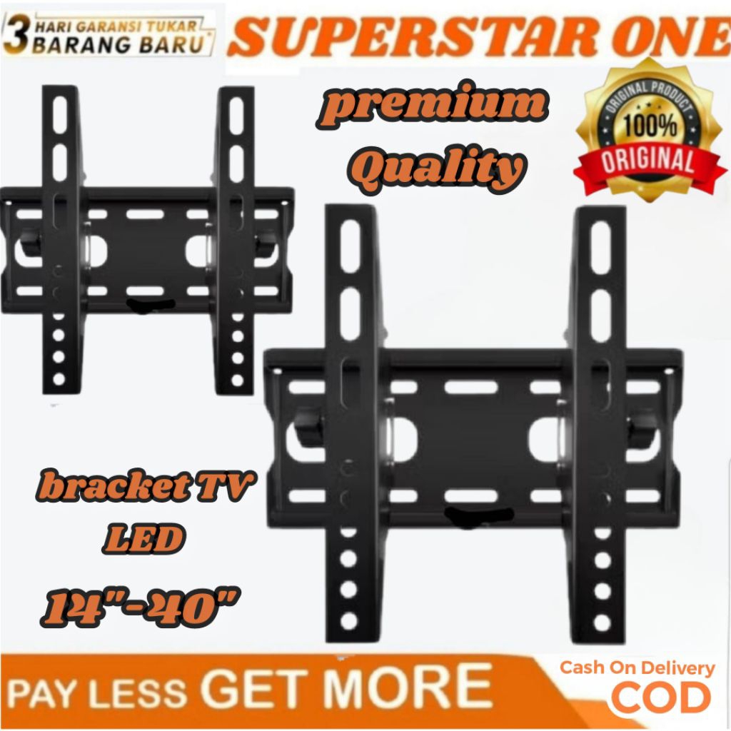 bracket/braket/dudukan TV Led 14inch/14"/14 inch