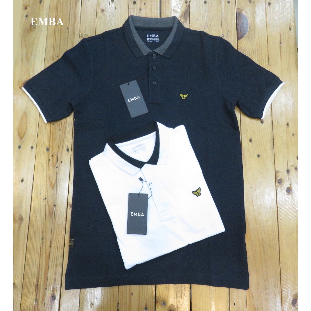 KAOS KRAH/POLO PRIA LENGAN PENDEK  BRAND ORI MEREK EMBA PRICE Rp.292.900