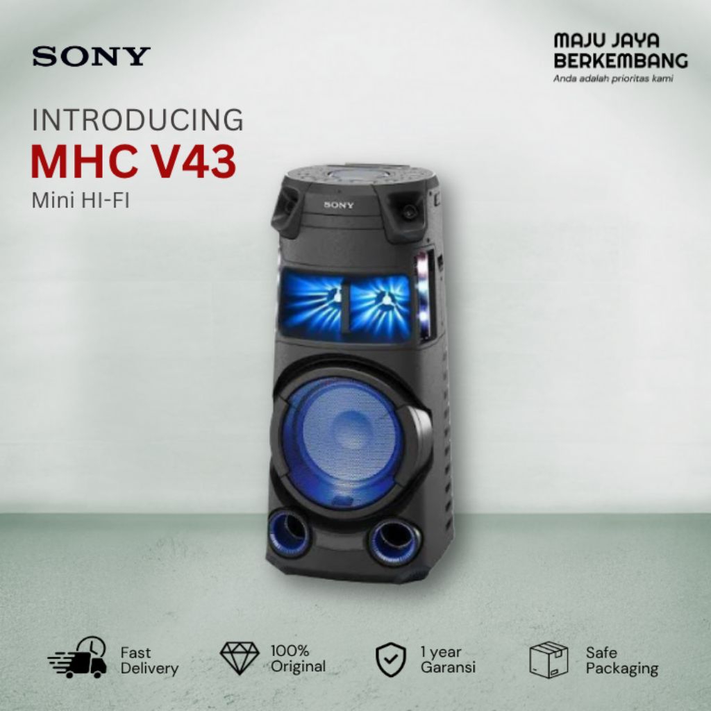 SONY MHC V43 / MHC-V43 / MHC V43D / MHC-V43D Speaker Karaoke bluetooth