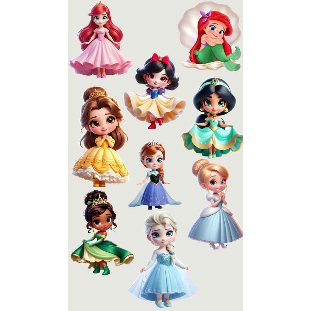 stiker princes,stiker anak,stiker anak perempuan,mainan anak,stiker lucu,stiker imut,stiker hp stike