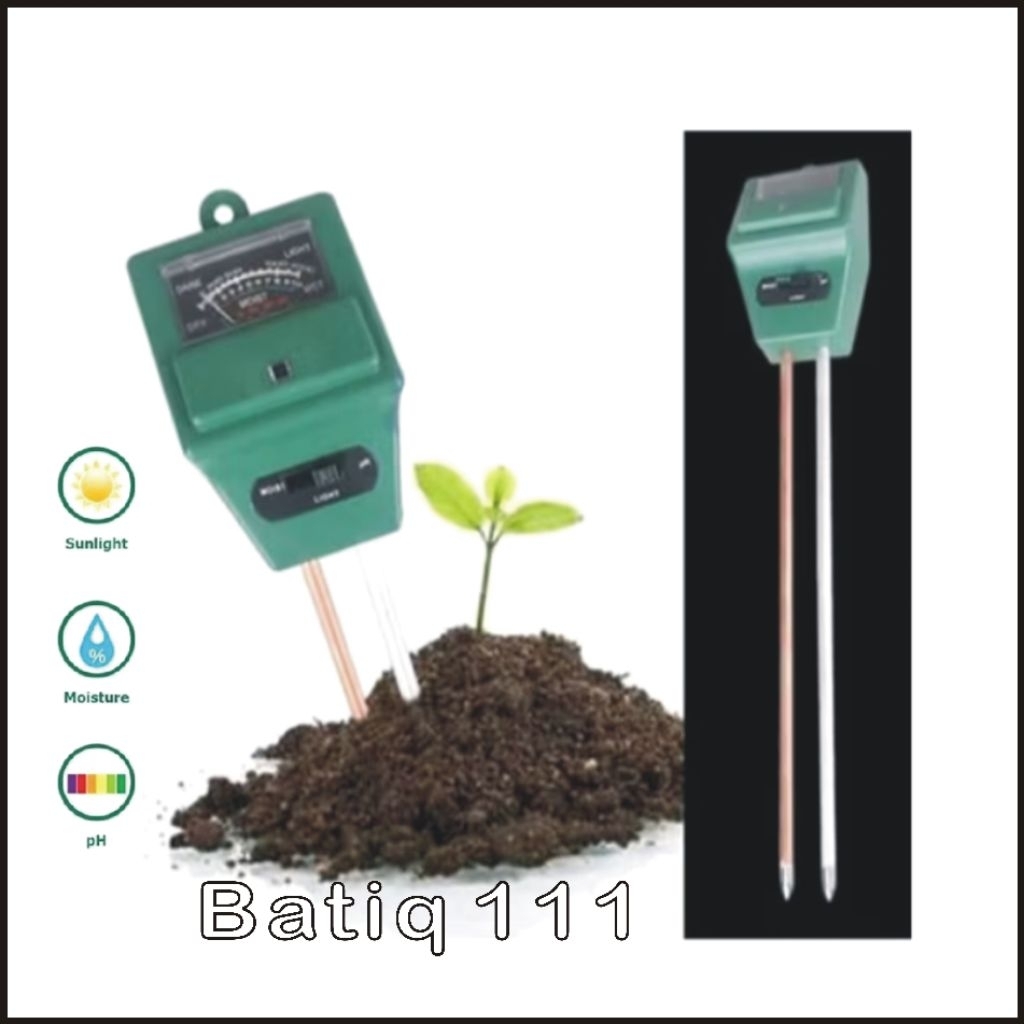 PH Meter , Soil Meter 3 in 1 , PH Tanah