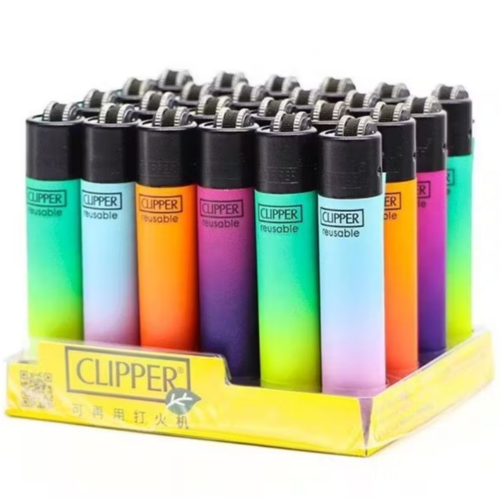 korek api clipper pelangi unik keren