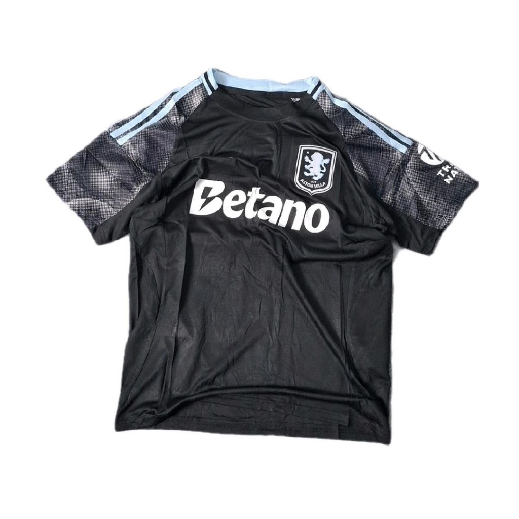 Jersey Kaos Baju Sepak Bola Aston Vila Villa Home Away 3rd Third Hitam Black Klub Club Liga Inggris 