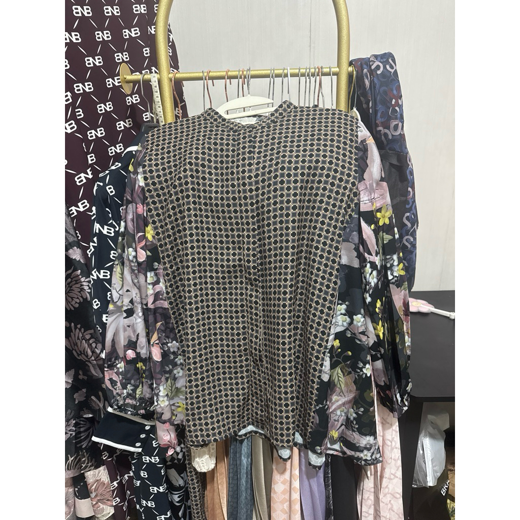 set into the garden benang jarum (ITG) atasan dan celana