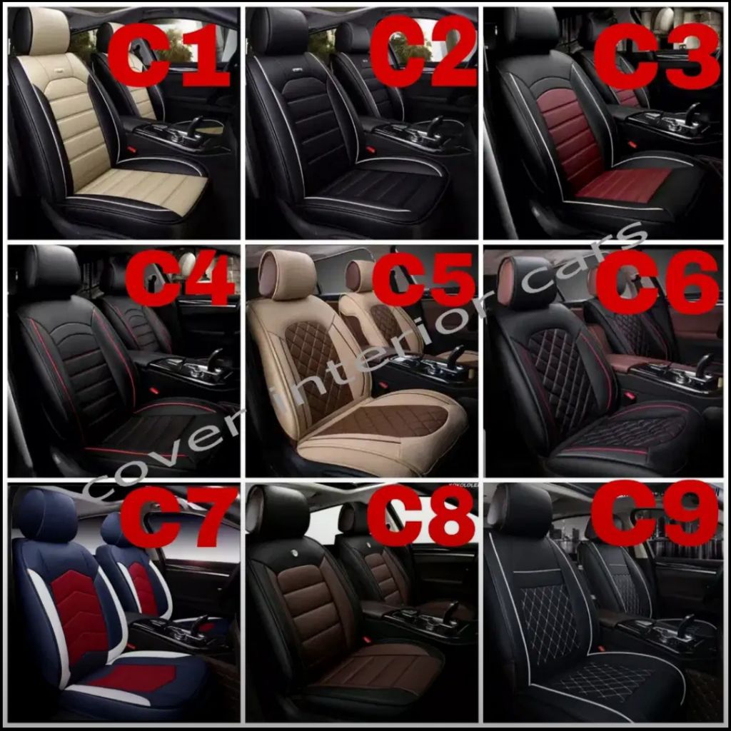 Sarung jok mobil innova zenix type V Innova zenix type G bahan cherokee