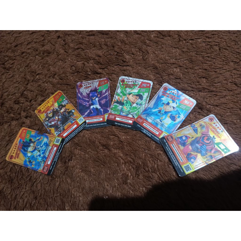 Choki Choki BoboiBoy Monsta Galaxy Card Hologram