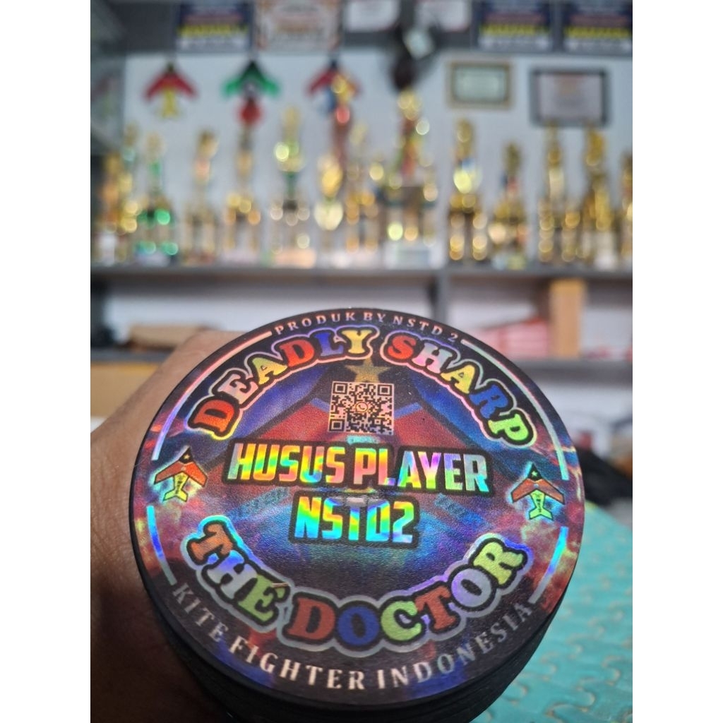 Gelasan KHUSUS PLAYER THEDOCTOR NSTD2 MATOT bahan abu Original Import ( 3.000 ) Yard ukuran 0,22-0,2