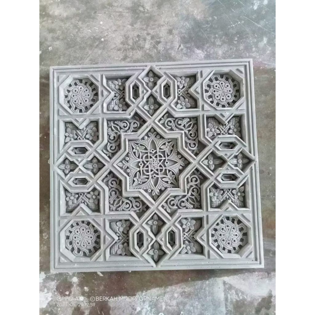 kerawangan dinding beton grc