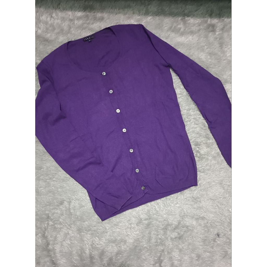 Cardigan ungu
