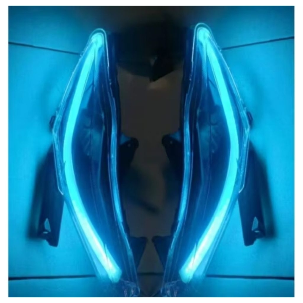 Lampu Sen Reteng Depan Beat ESP 2016-2019 Plus Alis Running 2 Mode Biru Kuning