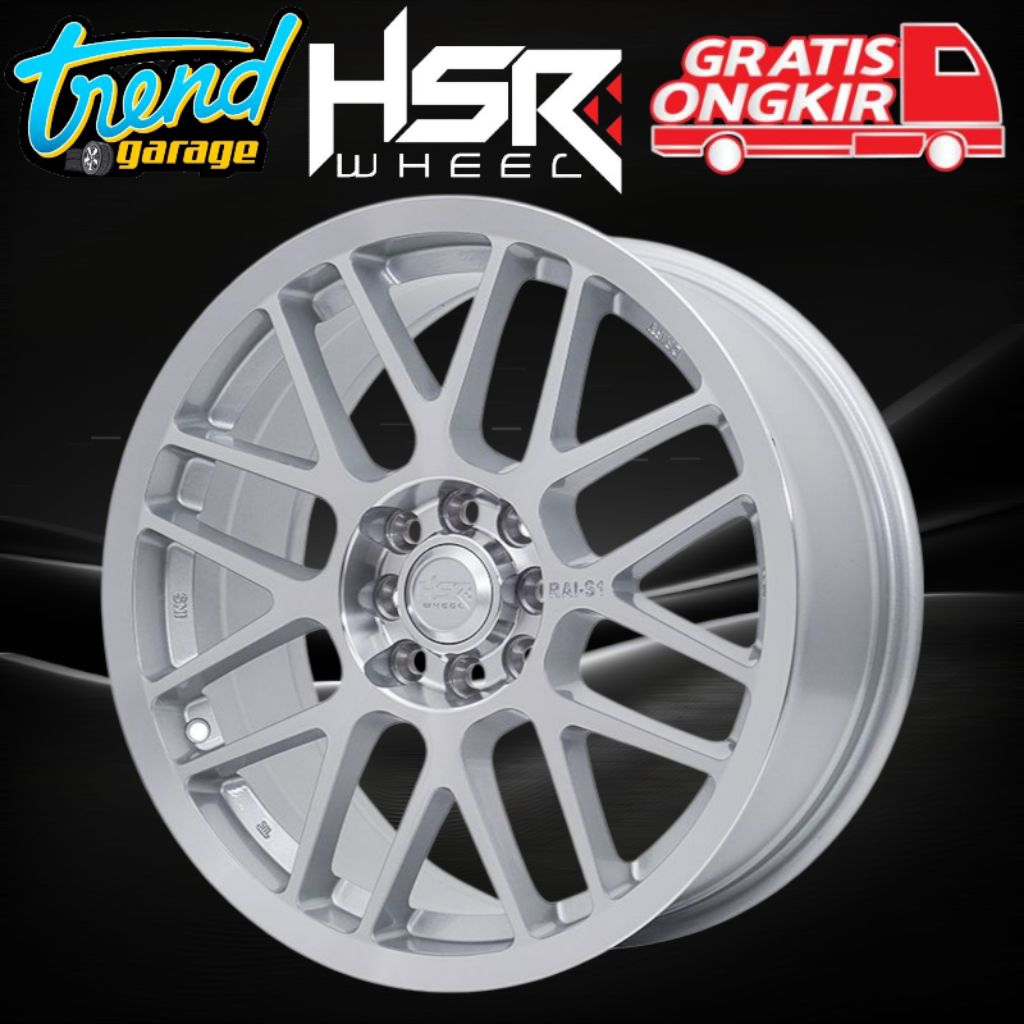 Velg Mobil R17 Hsr Rais1 Baut 4X100-1143 untuk ; Freed,Avanza,Alvez,Galant,dll.