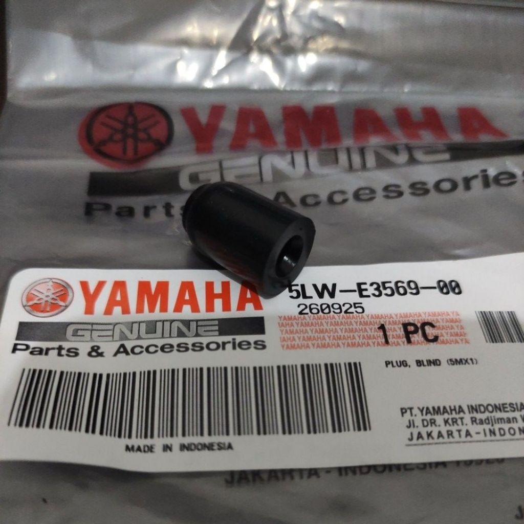Plug Blind Karet Penahan Karet Cover Mesin Blok Head Seher Mio Sporty Smile Mio Soul Fino Nuovo Orig