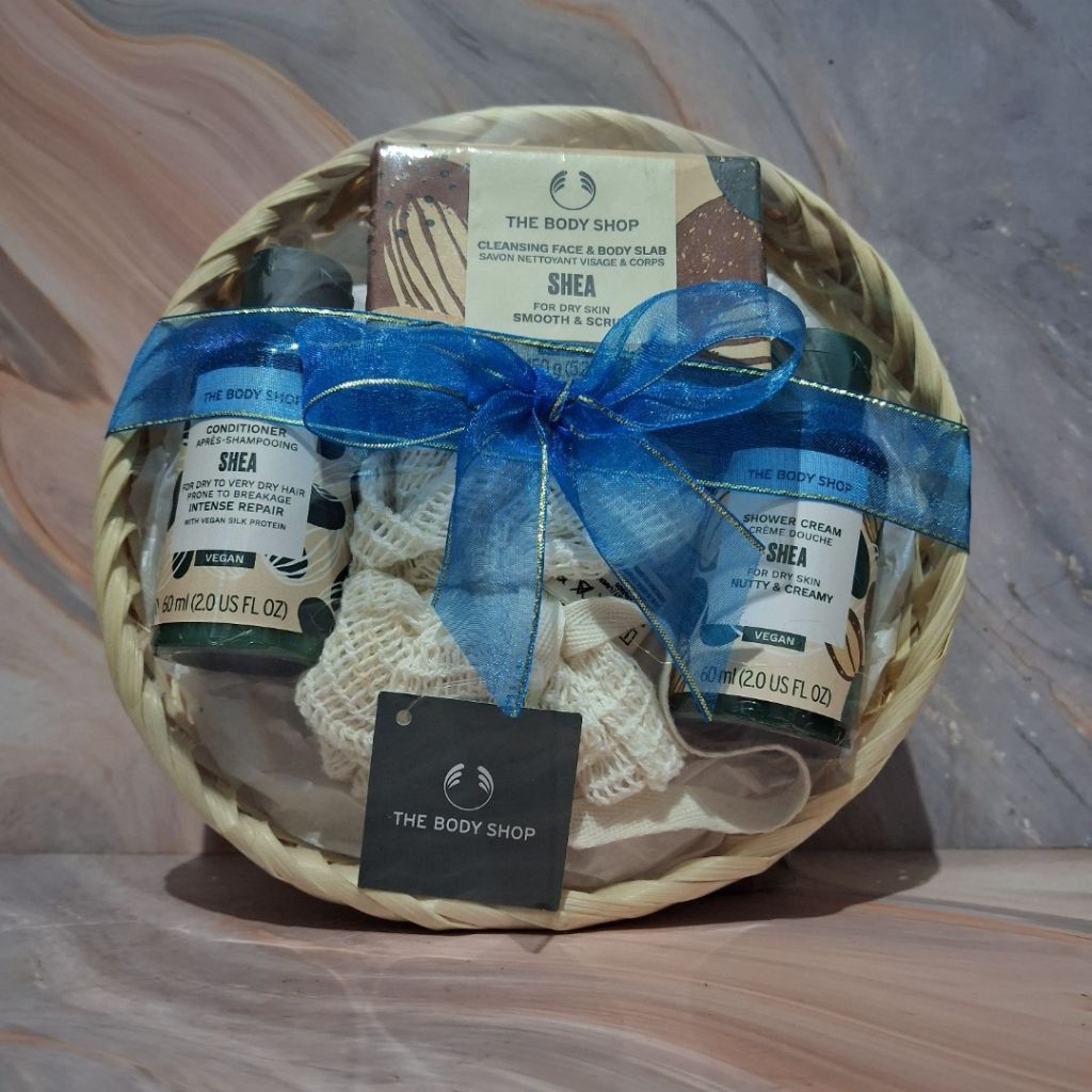 the body shop gift shea paket seserahan kado | gift body shop asli murah | paket the body shop asli 