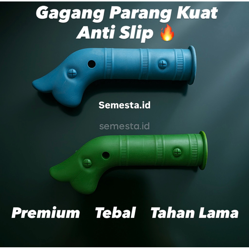 Gagang Parang Bulat PVC Tebal Kuat & Awet | Handle Parang Golok Pisau Tebas Anti Selip Ergonomis | P