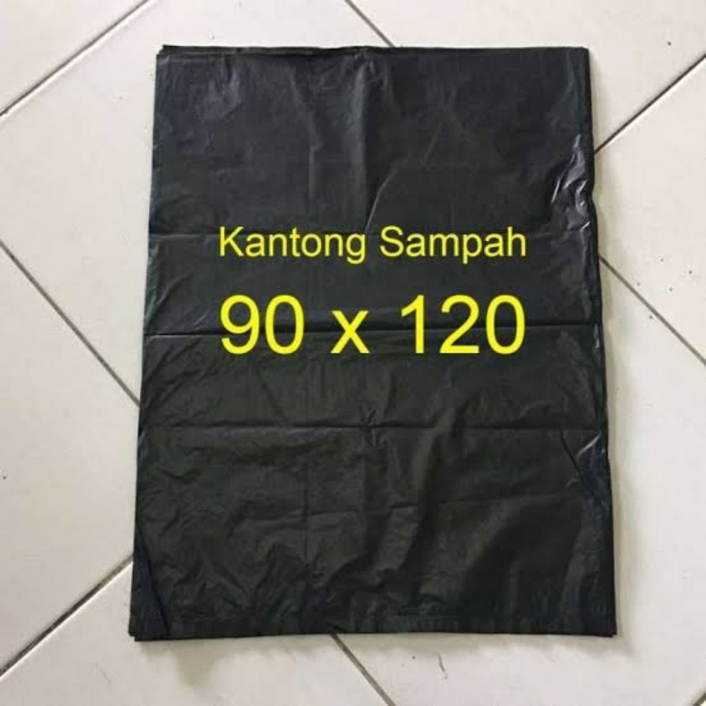 plastik sampah hitam 90 x 120