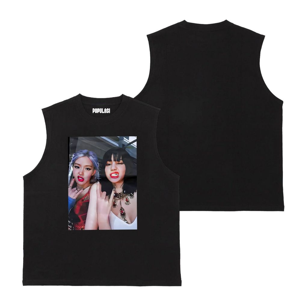 Populasi Singlet Lekbong Lisa Rose Metal | Tanktop Unisex Lekbong
