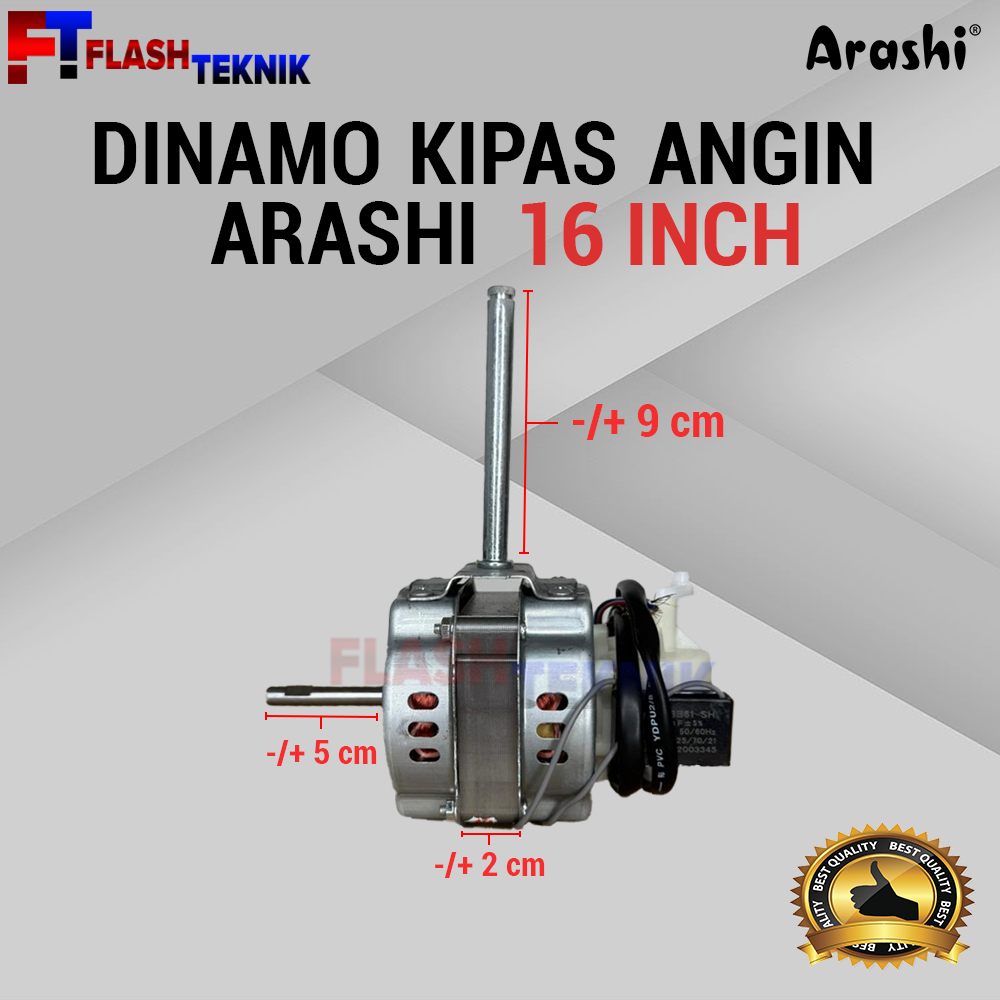 Dinamo Kipas Angin Arashi 16" 18" inch (AS COAK / ULIR)