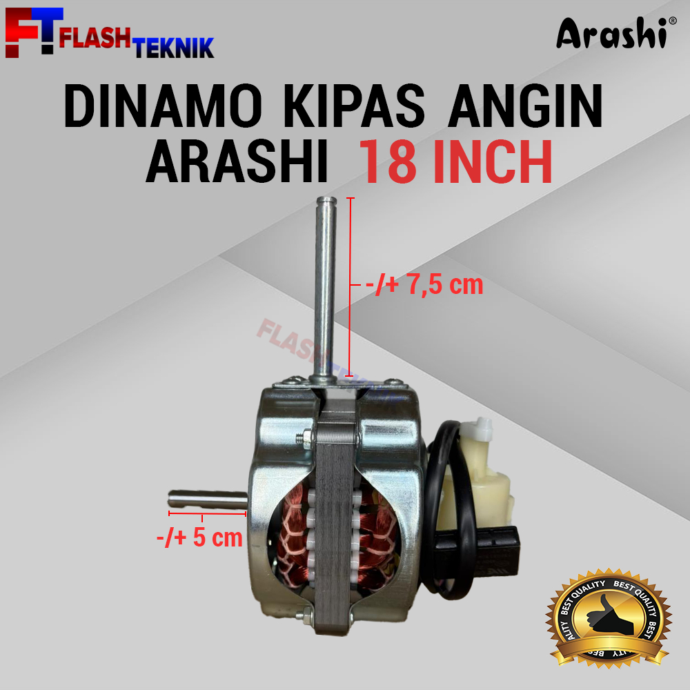 Dinamo Kipas Angin Arashi 18" inch (AS COAK / ULIR) Arashi Besar