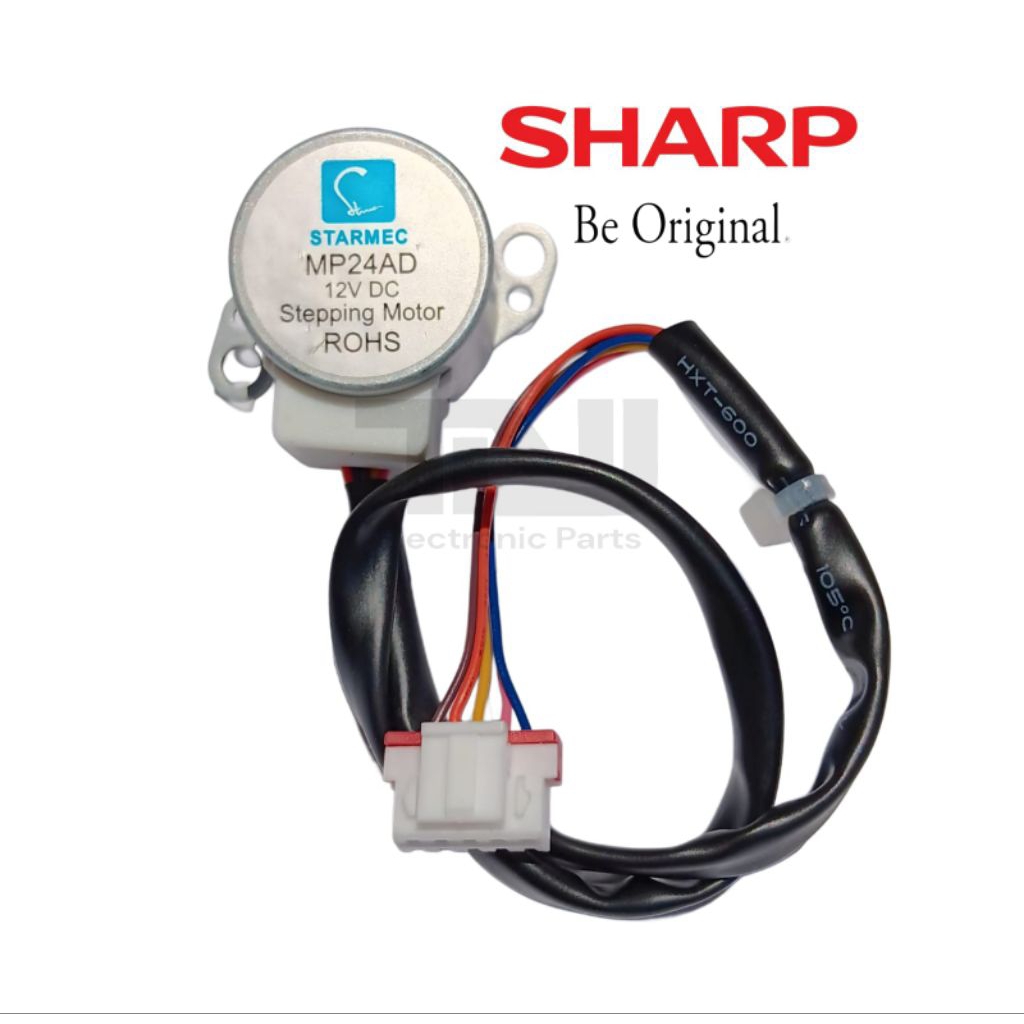 Dinamo Motor Swing AC Sharp UCY MP24AD DC 12 Volt Original AH-A5UCY AH-A7UCY AH-A9UCY AH-A12UCY AH-A