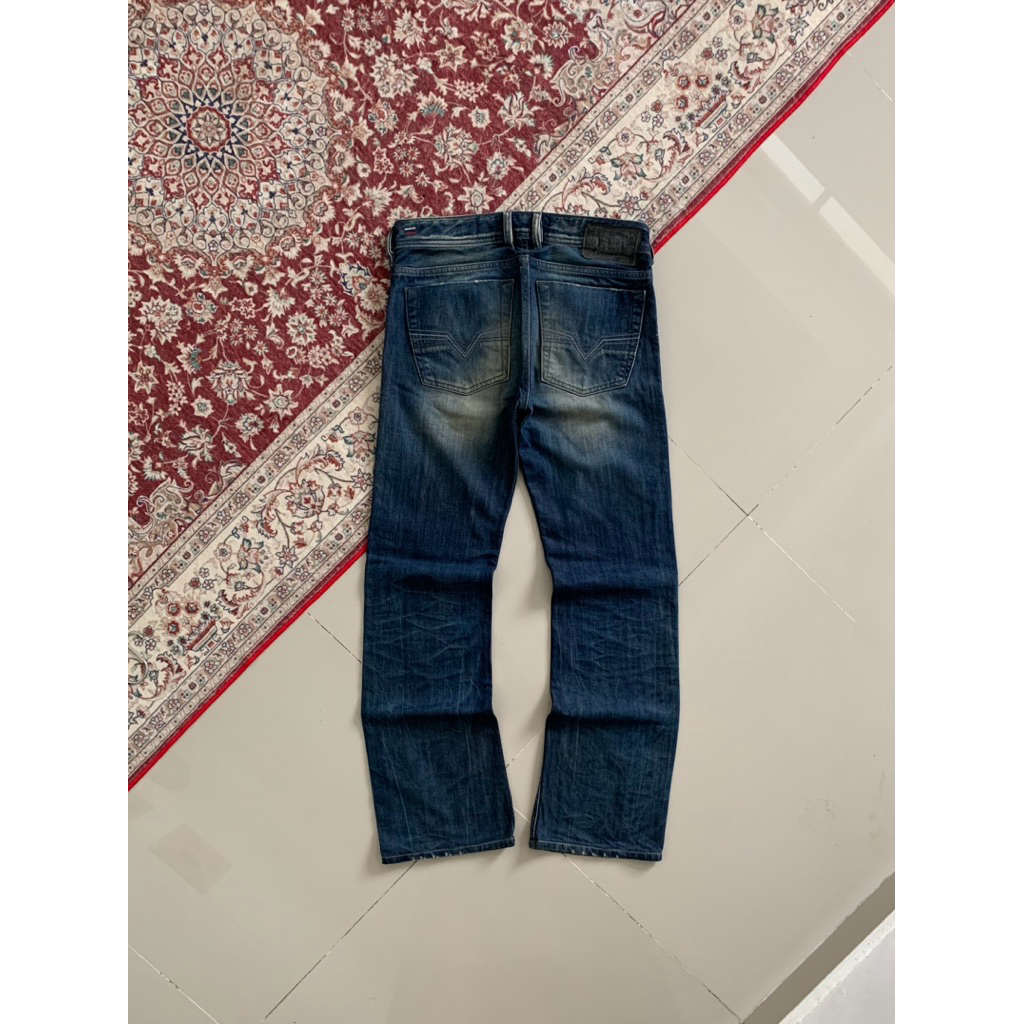 Diesel Industry Zatiny Bootcut Faded Blue Denim