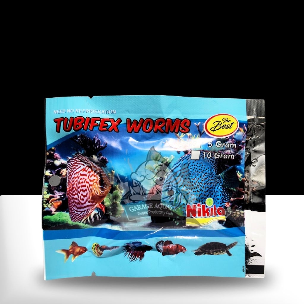 CACING KERING TUBIFEX WORM 5G PAKAN IKAN CUPANG KURA-KURA IKAN HIAS AQUASCAPE AQUARIUM