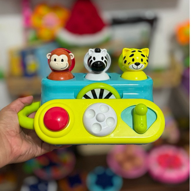 Mainan ELC Pop Up Jungle Animal (Like New) - Mainan Edukasi Anak Bayi Early Learning Centre pop up