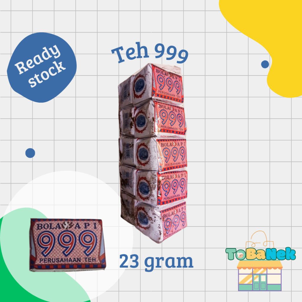 Teh 999 23 gram Teh 999 Bola Api Teh Tubruk