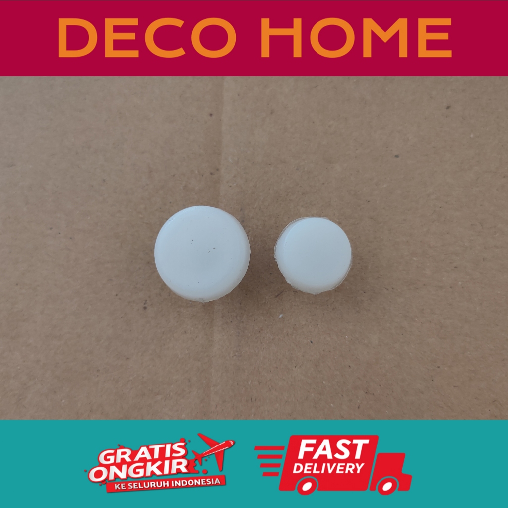 PAKU PLASTIK KAKI ALAS KURSI. BIJI KAKI MEJA