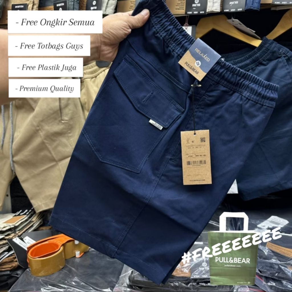 12.12 New Celana pendek pria Celana PULL AND BEAR Celana pria full tag PULL AND BEAR