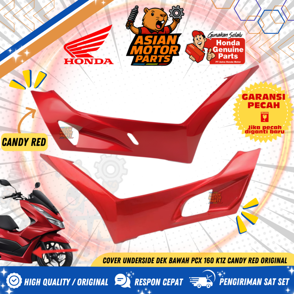 Cover Under Side PCX 160 K1Z Cover R L Floor Side Dek Samping Bawah Kiri Kanan PCX 160 K1Z Original