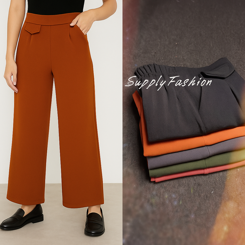 Celana kulot kekinian | Celana kulot highwaist wanita | Celana Kulot Wanita | Kulot wanita premium