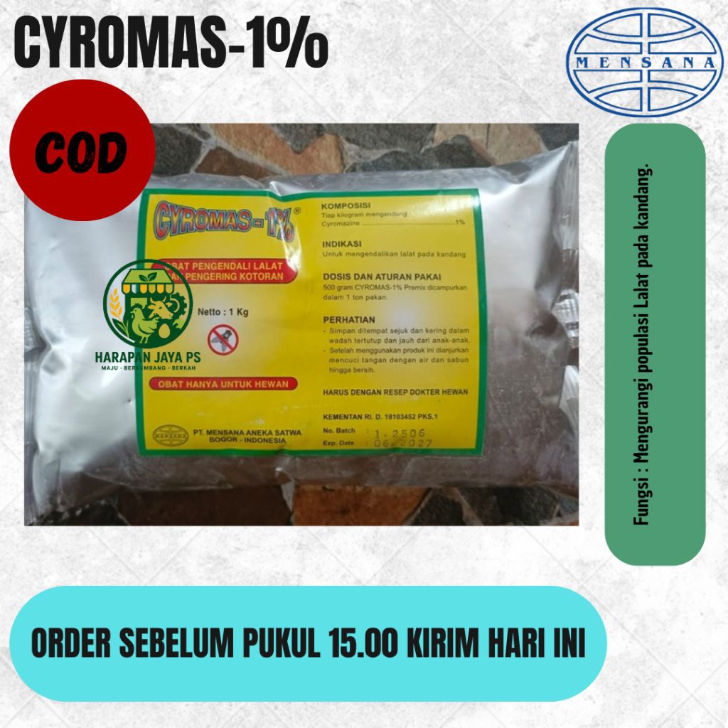 Cyromas 1% Obat Lalat Ampuh Super Kandang Ayam Sapi