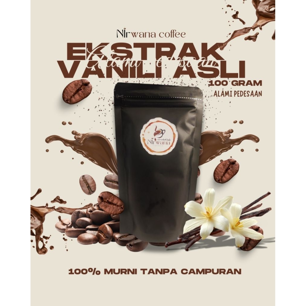 Nirwana coffee , Ekstrak vanili (VANILA BLISS)