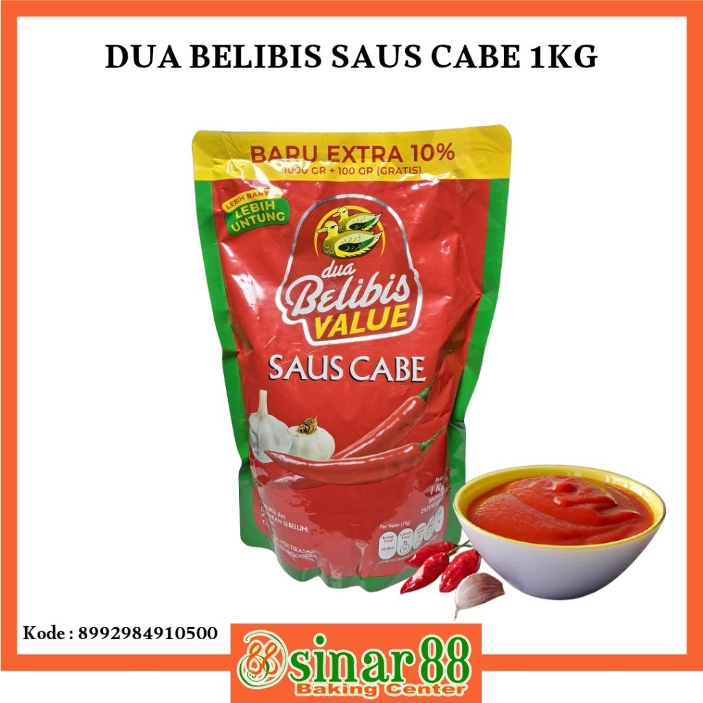 DUA BELIBIS SAUS CABE 1KG