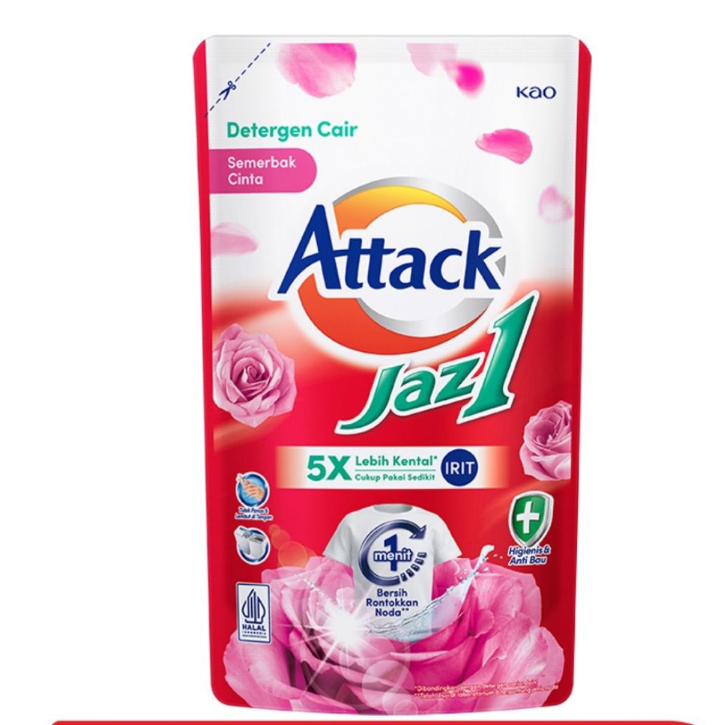 Deterjen Cair Attack Easy 800ml