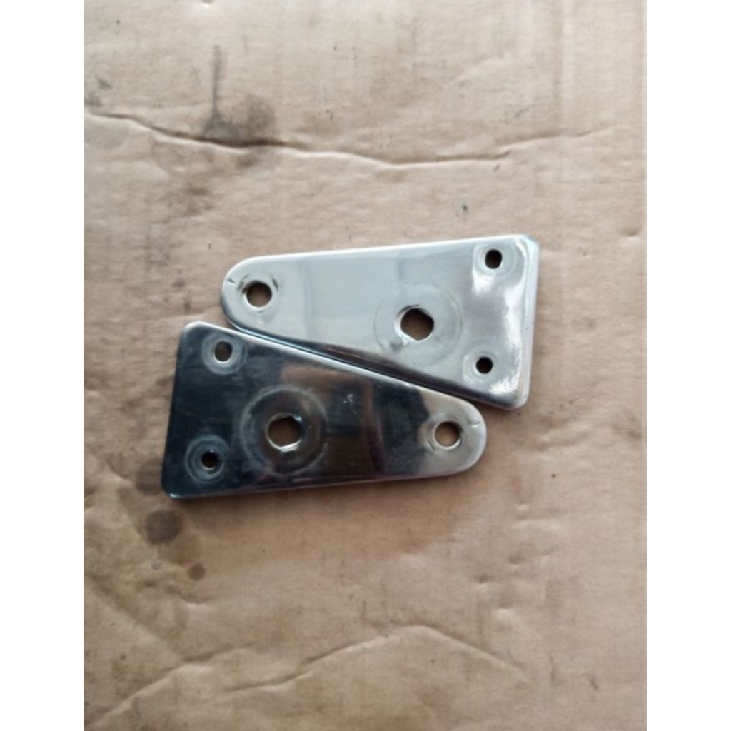 dudukan lampu megapro krom lampu megapro kupingan lampu megapro