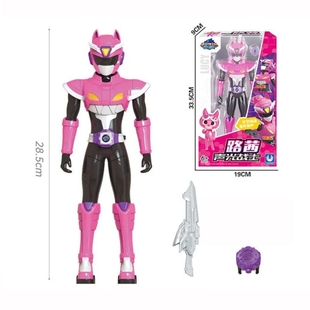 Mainan aksi Miniforce Ranger, karakter Animaltron Lucy