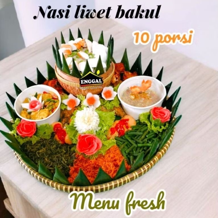 Nasi liwet Bakul/Nasi tumpeng Bakul/Nasi bakul